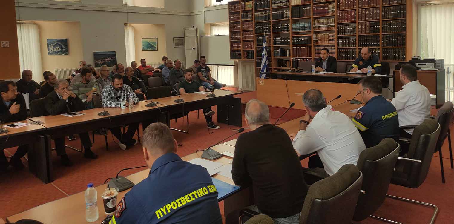 Συνεδρίαση του Συντονιστικού Τοπικού Οργάνου Πολιτικής Προστασίας του Δήμου Ζαχάρως και ευρεία σύσκεψη του Δημάρχου με τους Προέδρους των Δημοτικών Κοινοτήτων 
