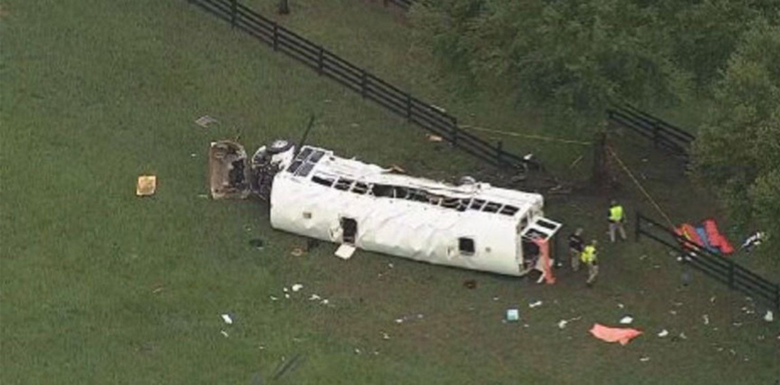 Τροχαίο-σοκ με λεωφορείο στη Φλόριντα: Τουλάχιστον οκτώ νεκροί και 45 τραυματίες