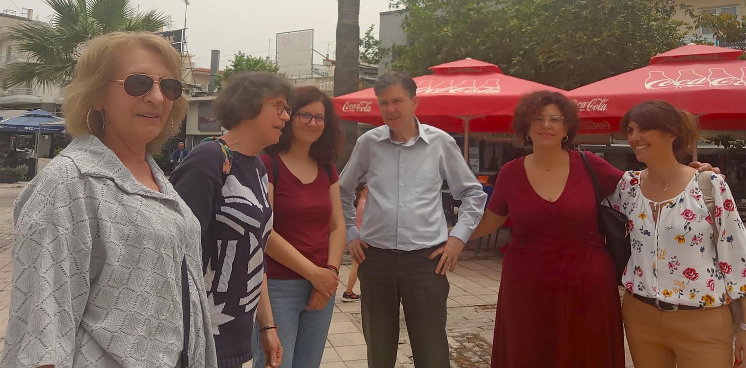Νέα Αριστερά Ηλείας: Επίσκεψη της υποψήφιας ευρωβουλεύτριας Μαρίας Καραμεσίνη στην Ηλεία