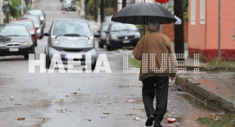 Ηλεία: Με βροχές ξεκινά η νέα εβδομάδα