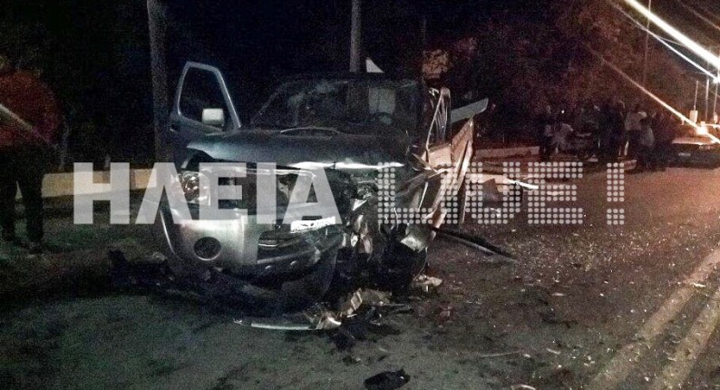 Λεχαινά: Ένας νεκρός και ένας σοβαρά τραυματίας σε τροχαίο στο δρόμο προς Μυρσίνη (photos)