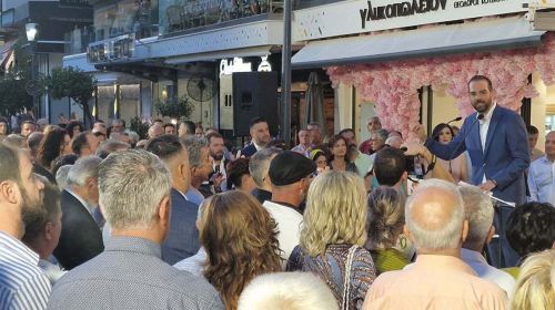Η ομιλία του Νεκτάριου Φαρμάκη στα εγκαίνια του Εκλογικού Κέντρου στο Αγρίνιο