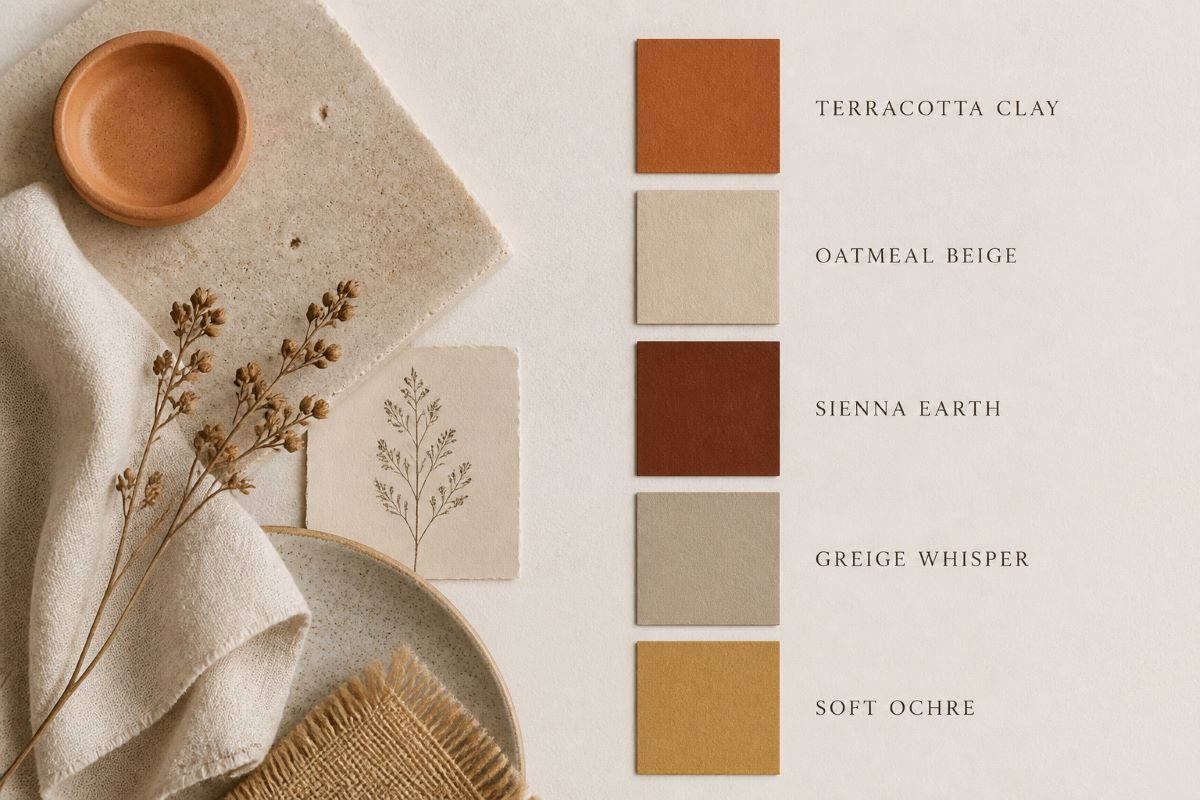 warm minimalism colors