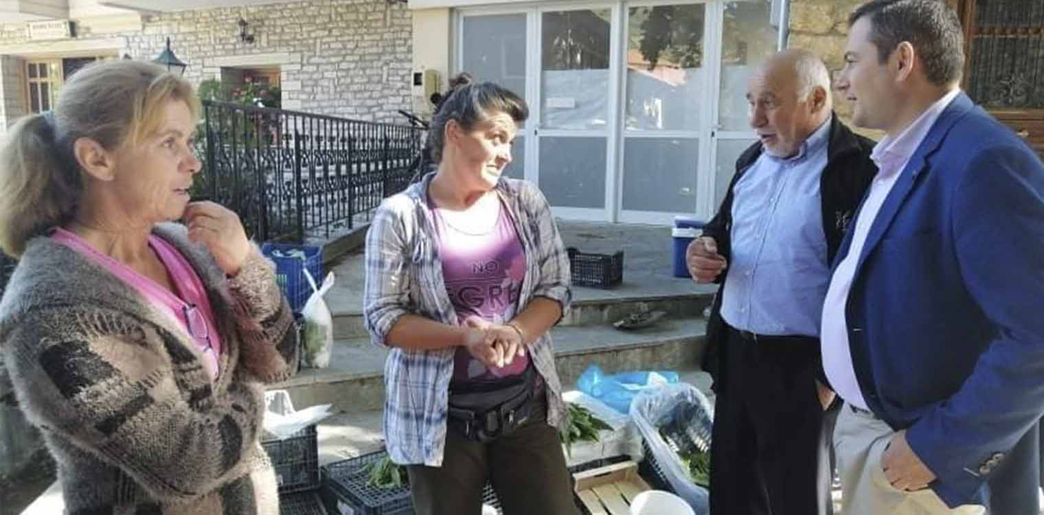 Στην Ανδρίτσαινα με ντόπιους παραγωγούς ο Βασιλόπουλος