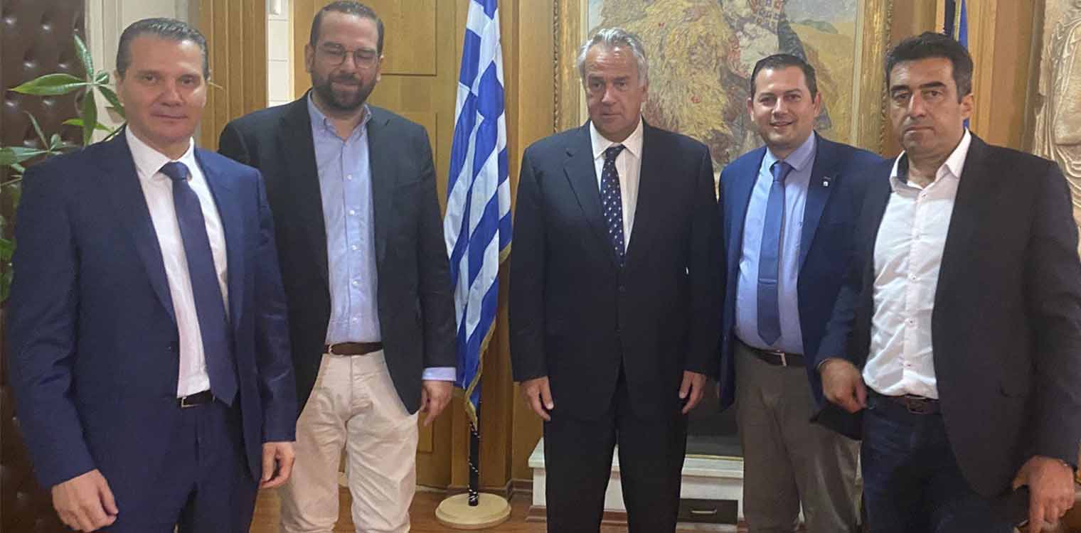 Περιφέρεια Δυτ. Ελλάδας: Συνάντηση Φαρμάκη - Βορίδη