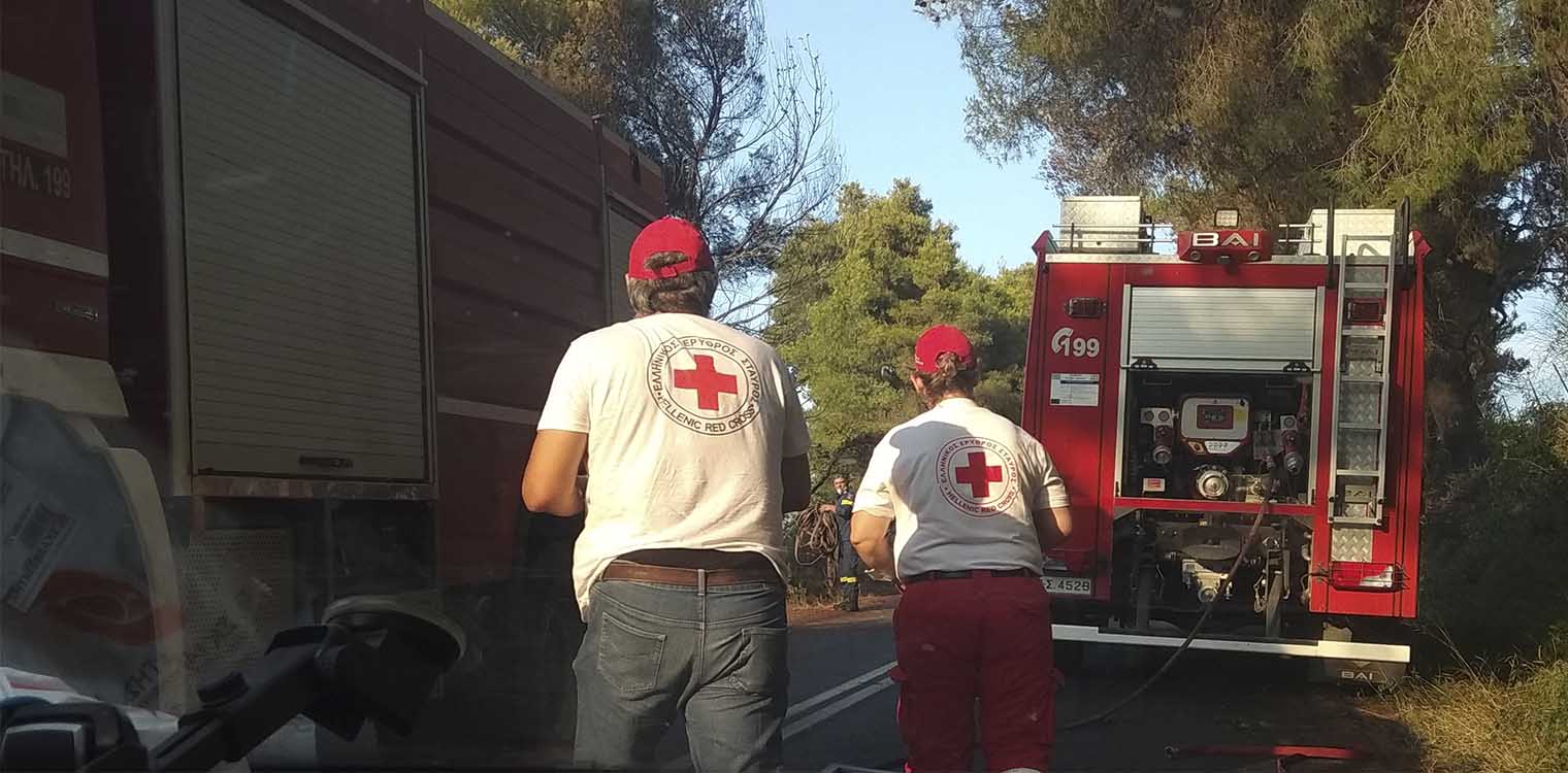 Στην πυρκαγιά της Ηλείας το Περιφερειακό Τμήμα ΕΕΣ Πύργου