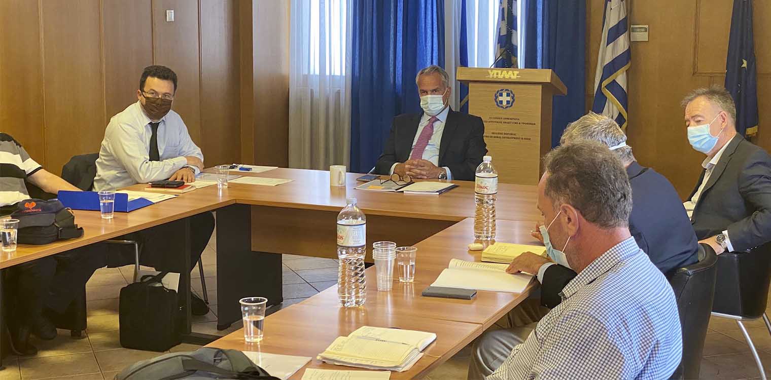 Η γενετική βελτίωση του ζωικού κεφαλαίου στο επίκεντρο της συνάντησης του Βορίδη με εκπροσώπους του κτηνοτροφικού τομέα