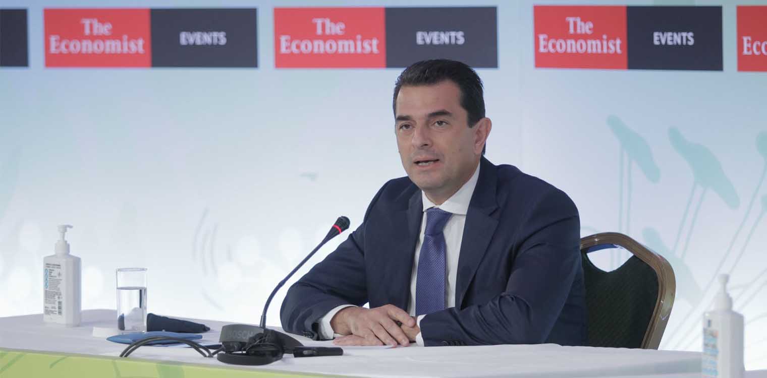 Σκρέκας - Συνέδριο Economist: Ο εκσυγχρονισμός αγροτικών υποδομών «κλειδί» για μετάβαση στην ανταγωνιστική γεωργία