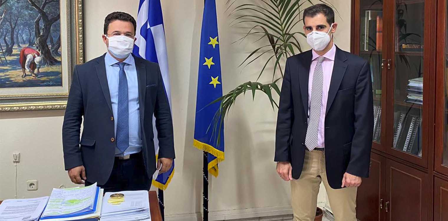Συνάντηση Γιαννόπουλου με Γ.Γ Υπουργείου Αγροτικής Ανάπτυξης Γ. Στρατάκο