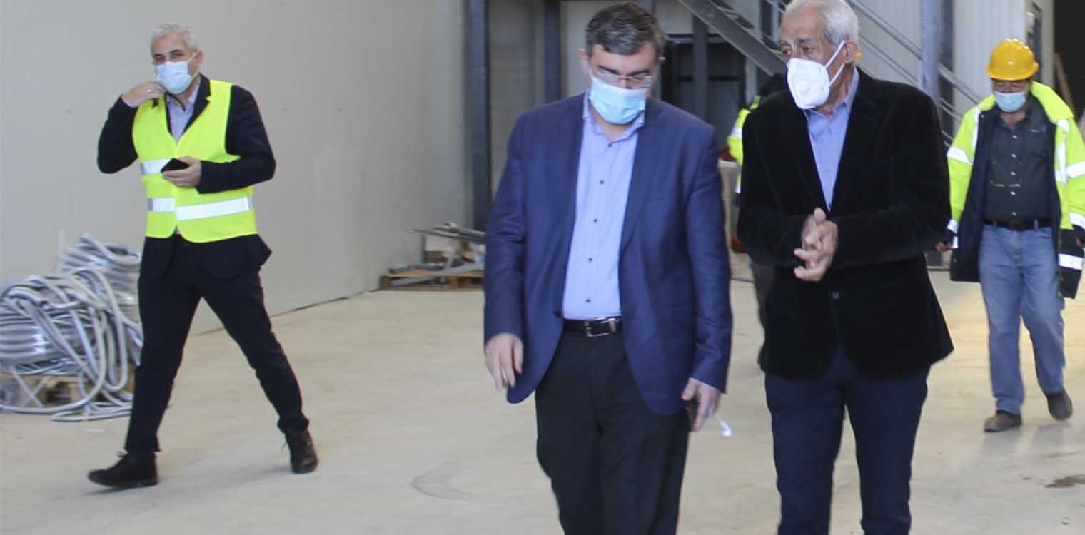Τις εγκαταστάσεις στην Τριανταφυλλιά, επιθεώρησαν ο Γ.Γ. του Υπ Περιβάλλοντος Μ. Γραφάκος με τον Λυμπέρη