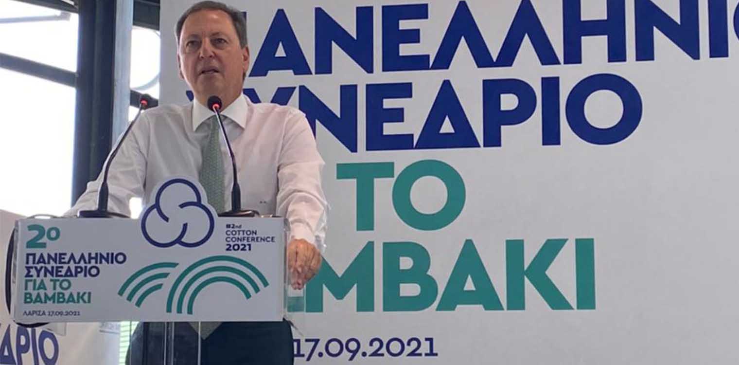 Λιβανός: Επενδύουμε στα ποιοτικά χαρακτηριστικά του ελληνικού βαμβακιού