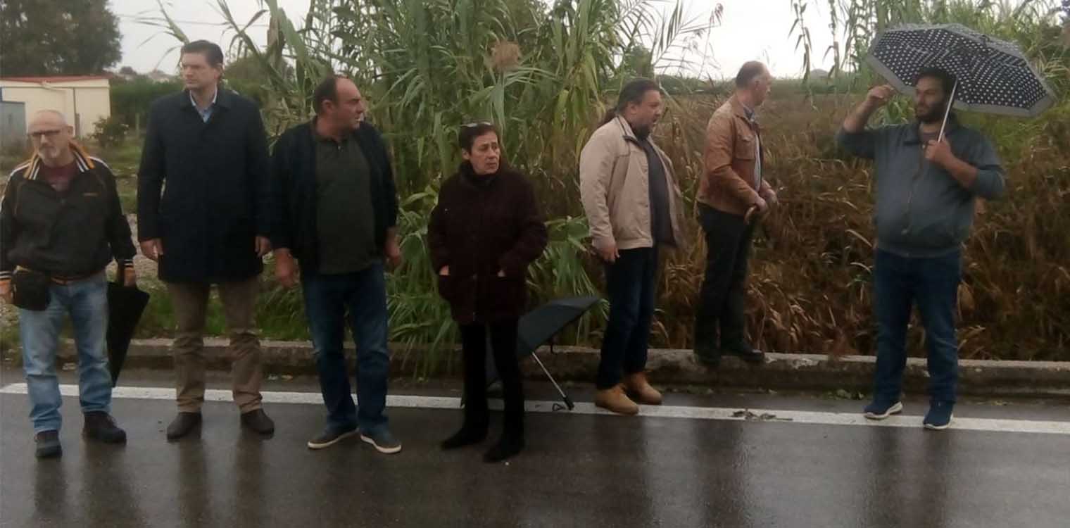 Επίσκεψη κλιμακίου ΣΥΡΙΖΑ ΠΣ Ηλείας στις πληγείσες περιοχές του κάμπου από την κακοκαιρία