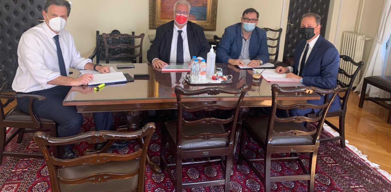 Συνάντηση Εργασίας Λιβανού - Σκυλακάκη για τα ΣΔΙΤ του πρωτογενούς τομέα