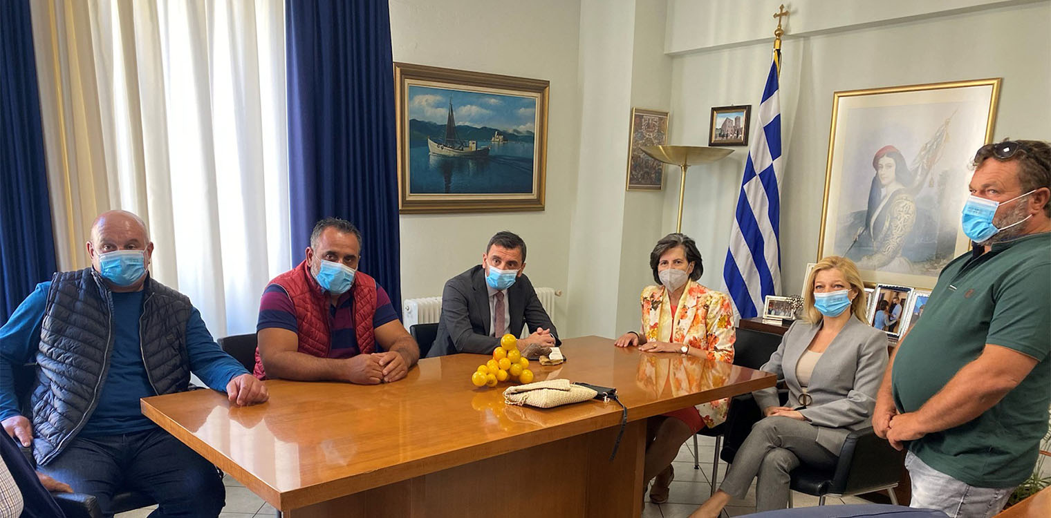 Αυγερινοπούλου: Επιλύεται το ζήτημα της αποζημίωσης της Ομάδας Παραγωγών «Δίας» Τραγανού Ηλείας
