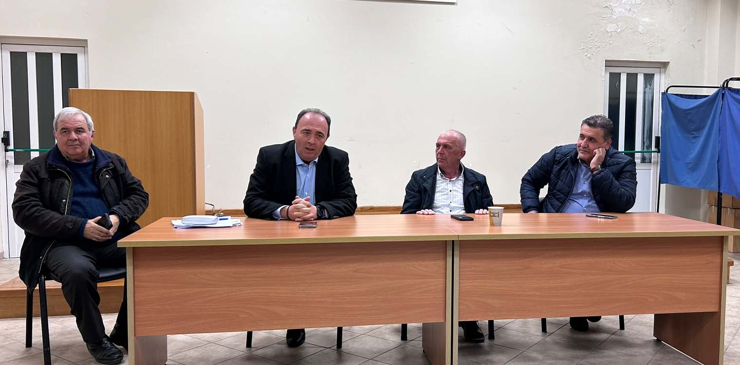 Στη σύσκεψη παραγωγών της Ηλείας ο Αντιπεριφερειάρχης Αγροτικής Ανάπτυξης Α. Φίλιας