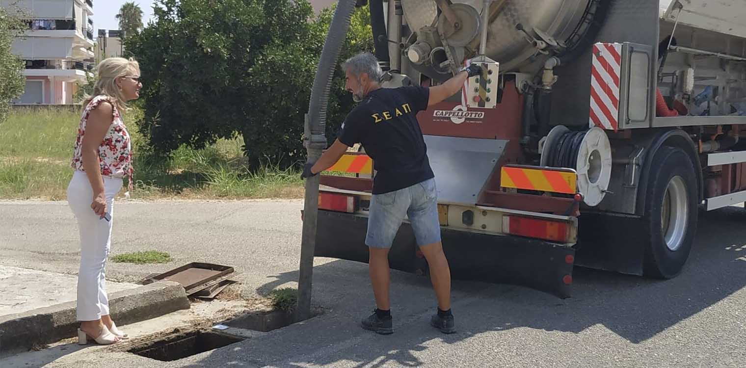 ΔΕΥΑ Πύργου: Έργα αντιπλημμυρικής θωράκισης του Δήμου