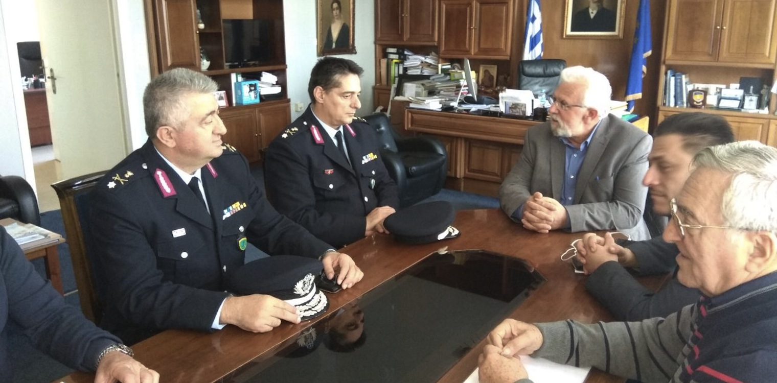 Στο δήμαρχο Ήλιδας οι νέοι επικεφαλής της ΕΛ.ΑΣ. σε Περιφέρεια και Ηλεία