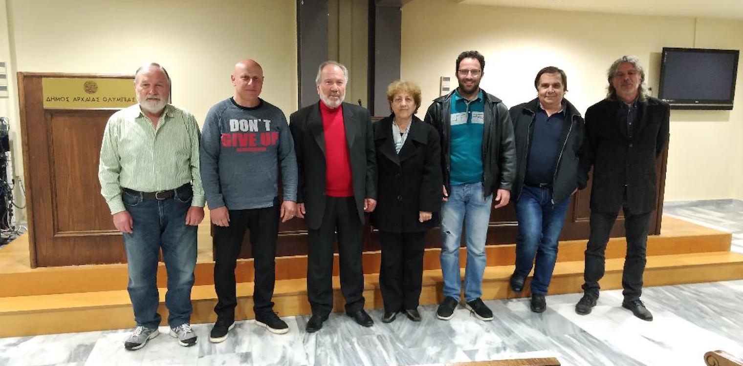 Οι πρώτοι υποψήφιοι της Λαϊκής Συσπείρωσης στην Αρχ. Ολυμπία με τον Γιώργο Τζαβάρα