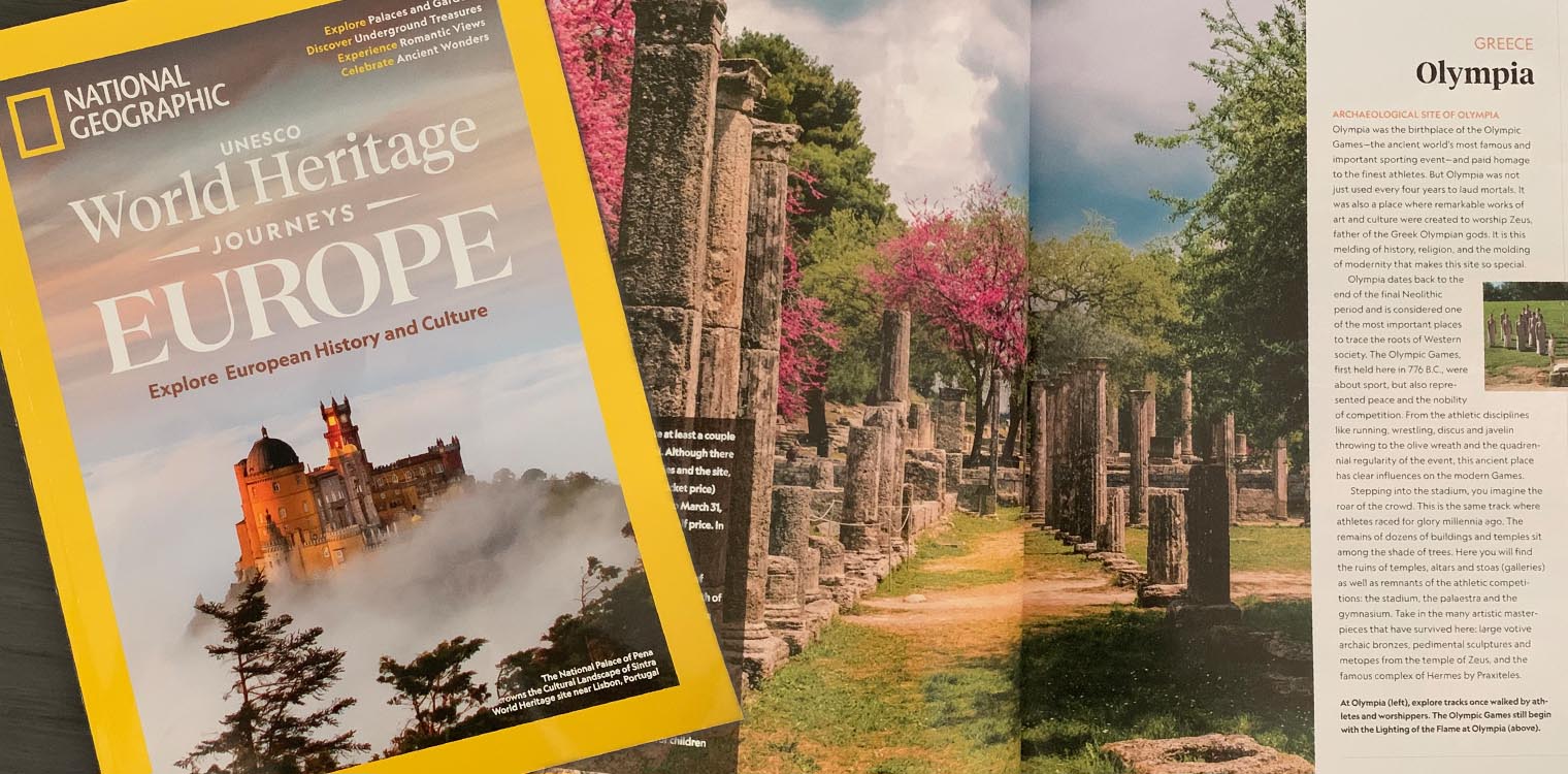 Ειδική έκδοση του National Geographic για την Ολυμπία