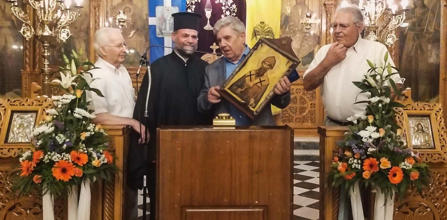 Απόδοση Τιμής και Ευγνωμοσύνης στον Δήμαρχο Πύργου Γαβρίλη Λιατσή, από τον Ι. Ν. Αγ. Σπυρίδωνος Πύργου