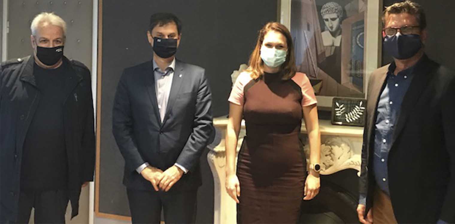Ο Λέντζας στο Υπουργείο Τουρισμού και στο Αρχηγείο της Ελληνικής Αστυνομίας