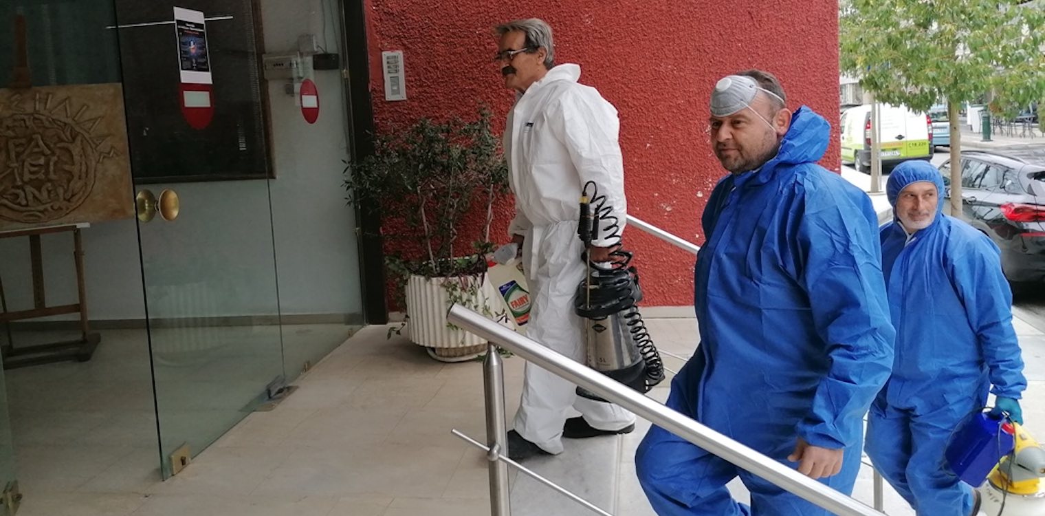 Απολυμαίνονται όλα τα σχολεία και τα κτήρια του δήμου Ήλιδας
