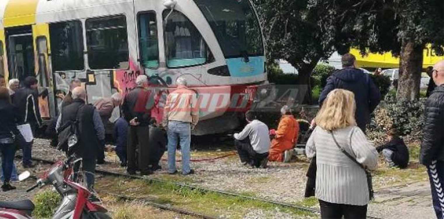 Πάτρα: Εκτροχιάστηκε ο Προαστιακός στο ύψος της Τριών Συμμάχων (photos-video)