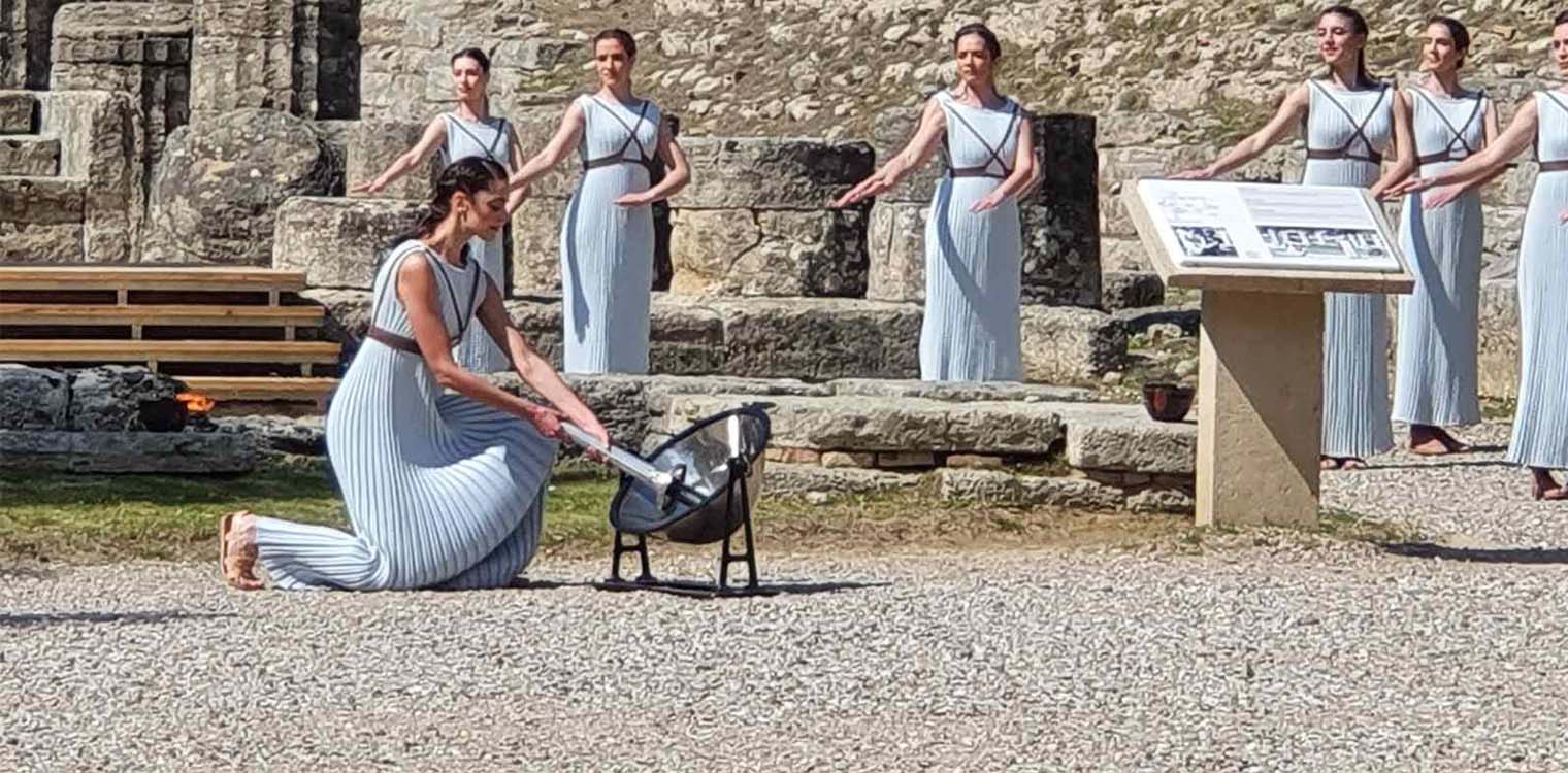 Αρχ. Ολυμπία: Με επιτυχία πραγματοποιήθηκε η τελική πρόβα για την Τελετή Αφής της Ολυμπιακής Φλόγας «Τόκυο 2020»