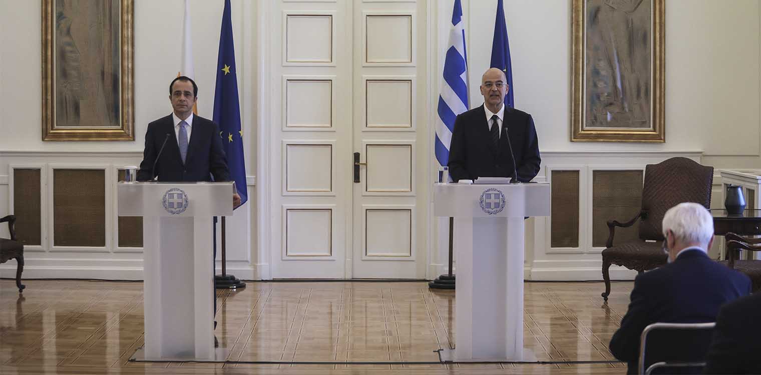 Δένδιας: Εκεί που η Τουρκία δρα αποσταθεροποιητικά, Ελλάδα και Κύπρος λειτουργούν εποικοδομητικά