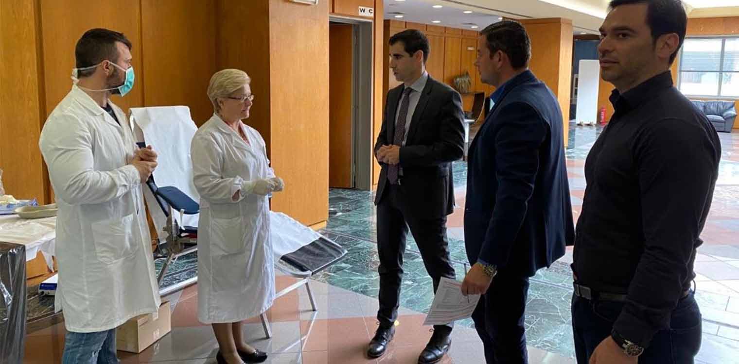 Γιαννόπουλος: Άρχισε η λειτουργία του προσωρινού τμήματος αιμοδοσίας στην Π.Ε Ηλείας