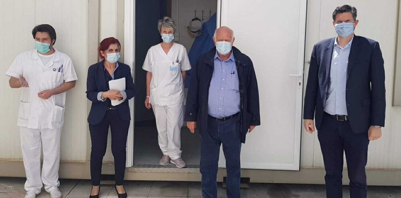 Επίσκεψη Διονύση Καλαματιανού στις Μονάδες Υγείας της Ηλείας
