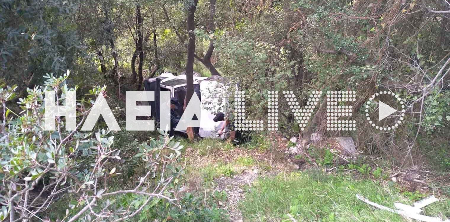 Ζαχάρω: Ένας τραυματίας σε τροχαίο στη Μηλέα - Έπεσε σε γκρεμό