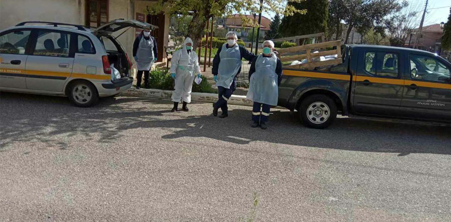 Δήμος Αρχ. Ολυμπίας: Κατ’ οίκον διανομή τροφίμων σε δικαιούχους ΤΕΒΑ