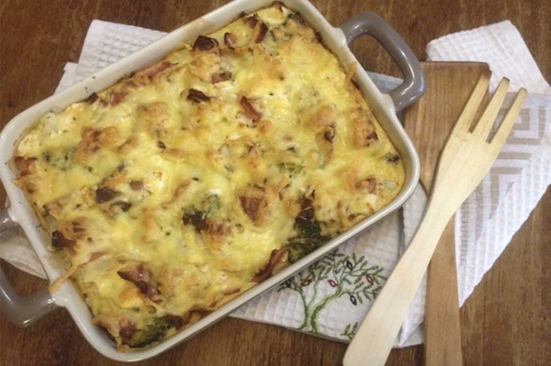 Μπρόκολο και κουνουπίδι ογκρατέν (au gratin)