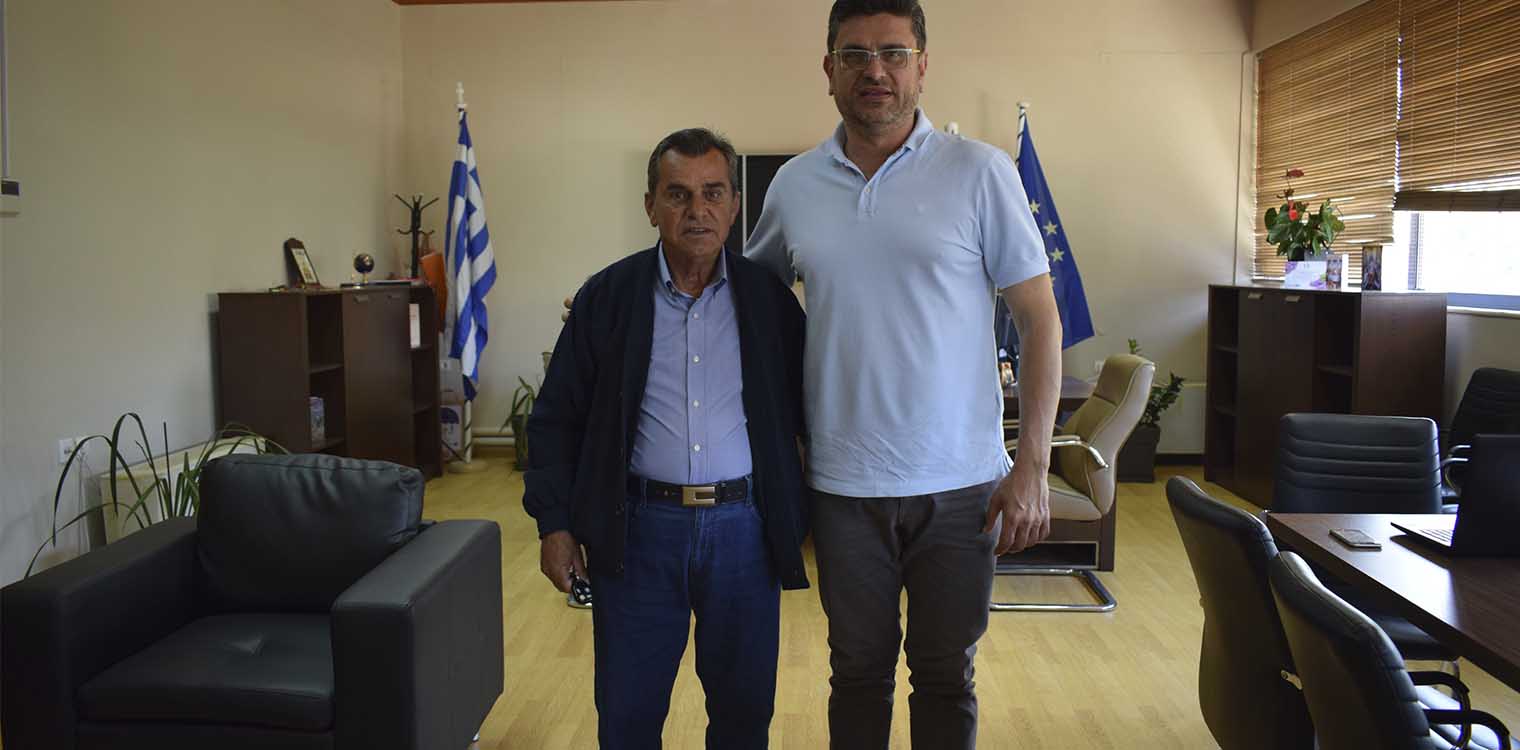 Λέντζας: Συνάντηση με τον Πρόεδρος της Κοινότητας Μπορσίου κ. Χ. Παναγόπουλο