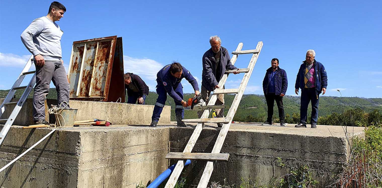 Καθαρισμός υδατοδεξαμενών του Δήμου Αρχ. Ολυμπίας