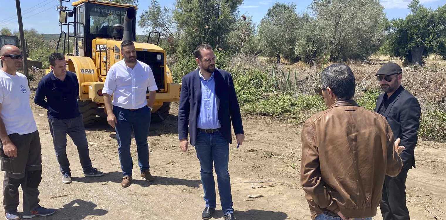 Επίσκεψη Ν. Φαρμάκη σε εν εξελίξει έργα της Αιτωλοακαρνανίας