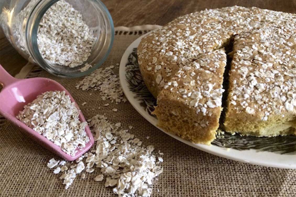 Κέικ με αλεύρι βρώμης (χωρίς γλουτένη)