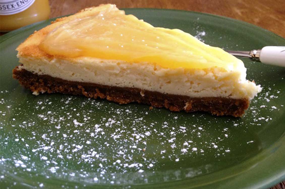 Tάρτα λεμονιού ή cheese cake ψητό με άρωμα λεμόνι!