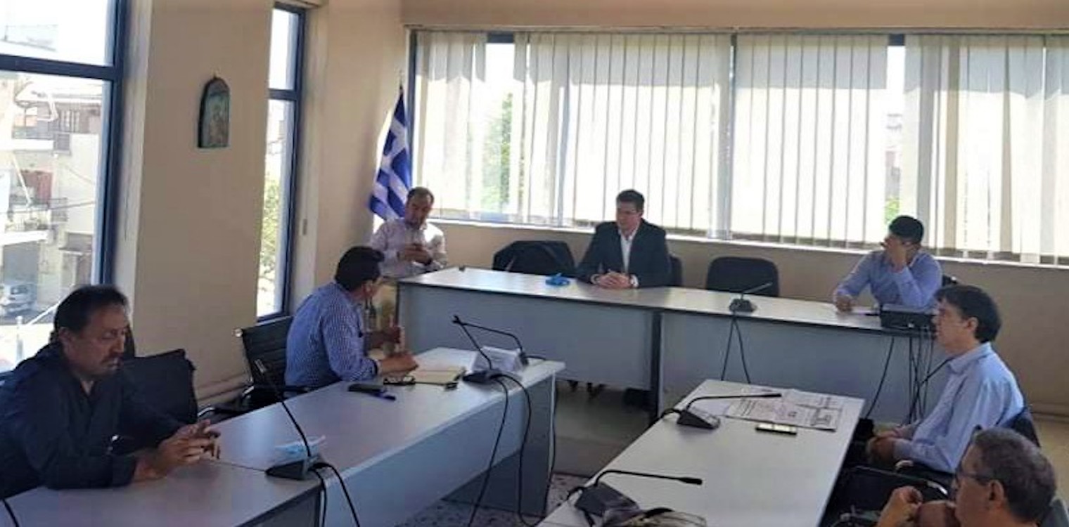 Συνάντηση Καλαματιανού, μελών ΣΥΡΙΖΑ Ηλείας και τοπικής οργάνωσης με το Δήμαρχο Ανδραβίδας - Κυλλήνης