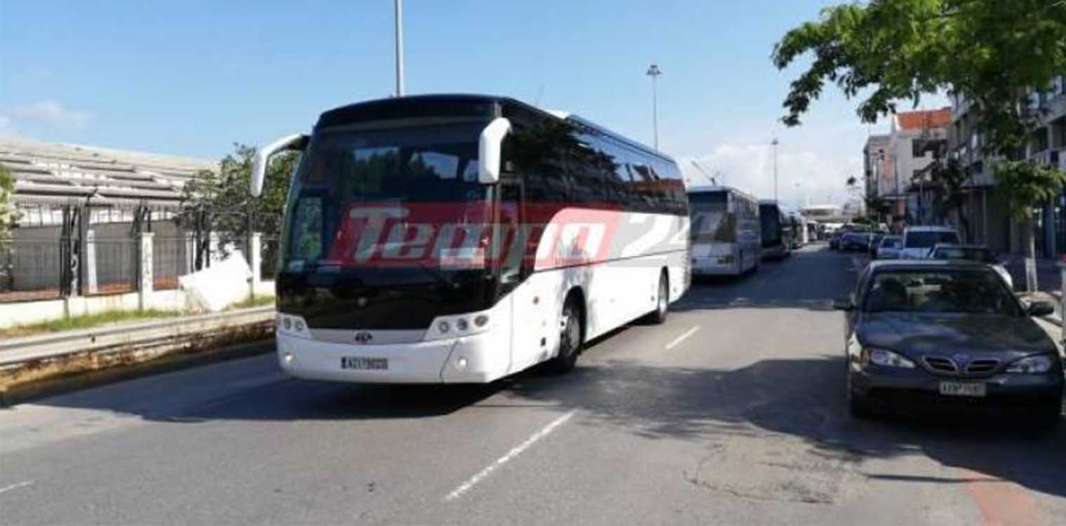Πάτρα: Με πορεία οι ιδιοκτήτες τουριστικών λεωφορείων Αχαϊας και Ηλείας στην Περιφέρεια (photos - video)