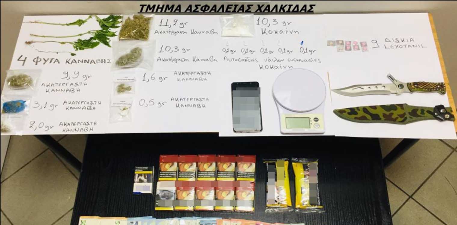 Χαλκίδα: Ο σκύλος βρήκε ναρκωτικά και λαθραία καπνικά είδη
