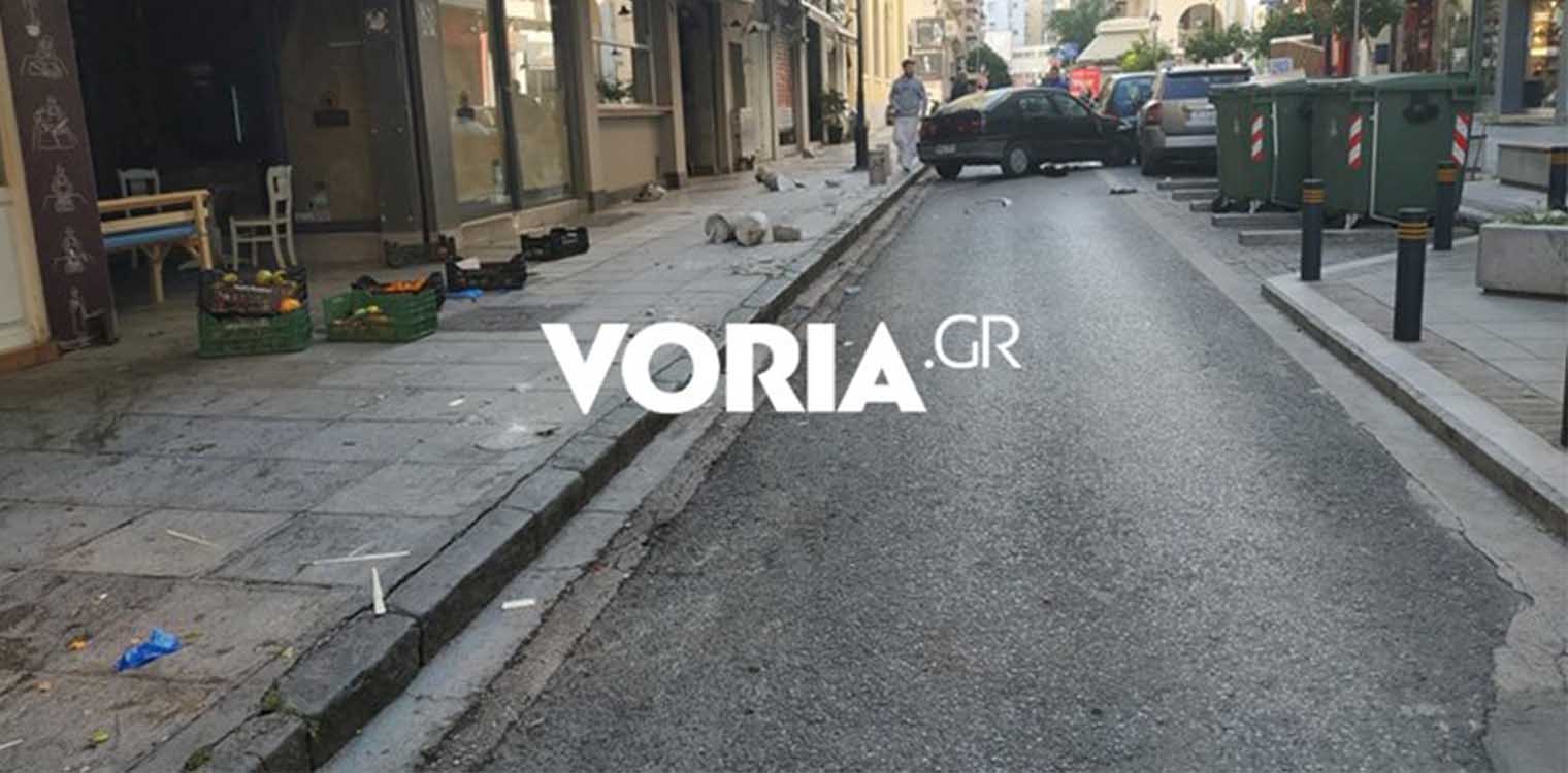 Θεσσαλονίκη: Τρελή πορεία αυτοκινήτου στο κέντρο της πόλης