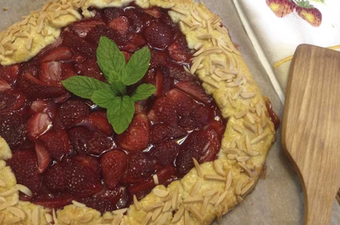 Galette με φράουλες