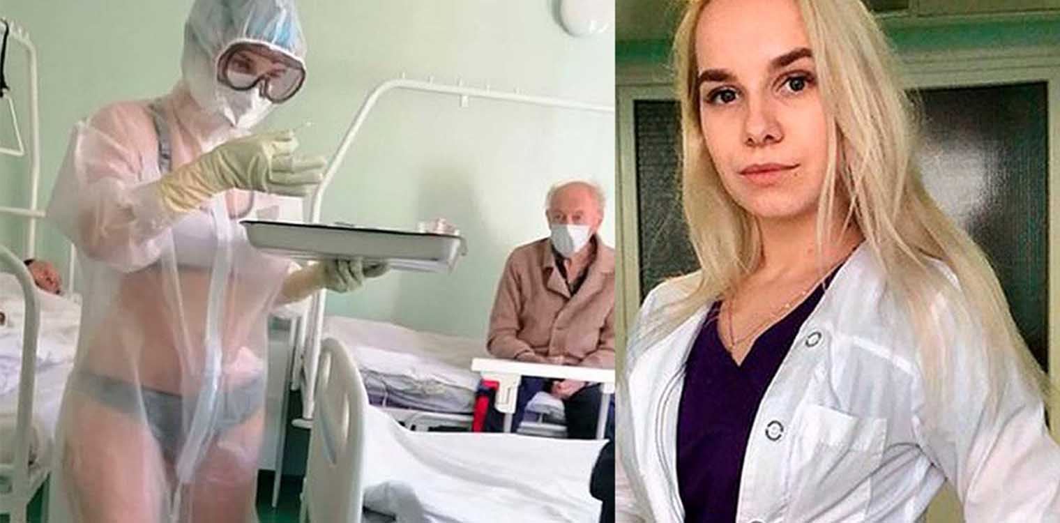 Αυτή είναι η viral Ρωσίδα νοσηλεύτρια - Της πρότειναν να γίνει μοντέλο για εσώρουχα