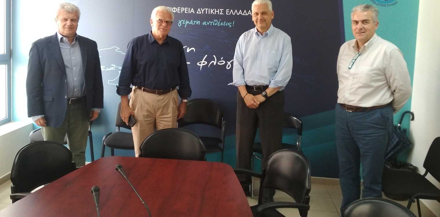 Συνάντηση Ζαΐμη με Πρόεδρο του EAΠ Οδυσσέα - Ιωάννη Ζώρα
