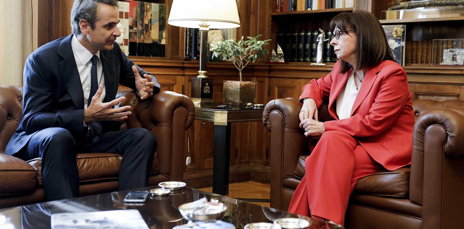 Ηχηρό μήνυμα Σακελλαροπούλου - Μητσοτάκη στην Τουρκία: Θα αντιμετωπίσουμε όλες τις προκλήσεις