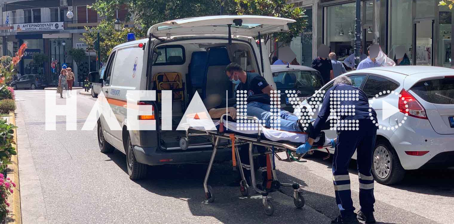 Πύργος: Ένας τραυματίας σε τροχαίο στην οδό Ερμού