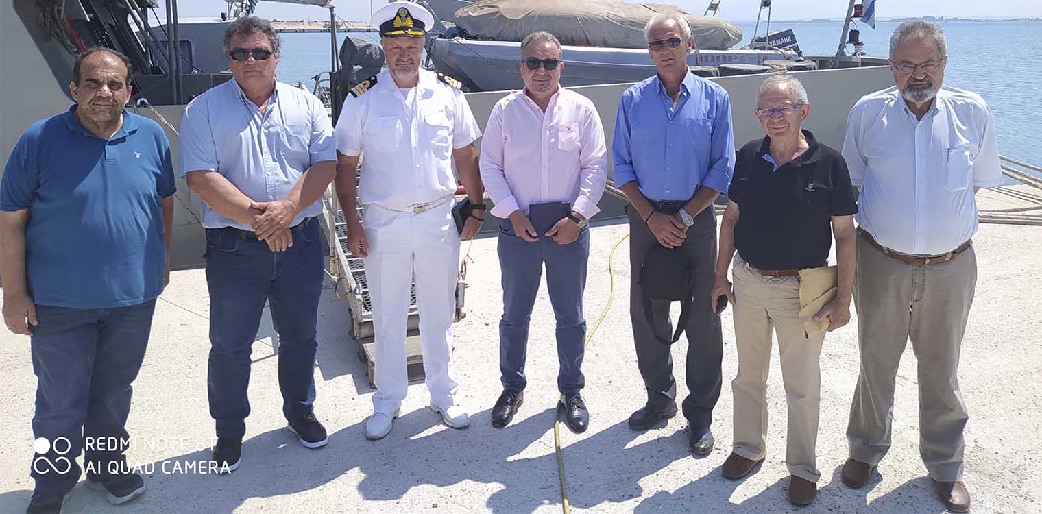 Ολοκλήρωση των εργασιών από το Υδρογραφικό (Υ/Γ) ΣΤΡΑΒΩΝ στο Λιμάνι της Κυλλήνης
