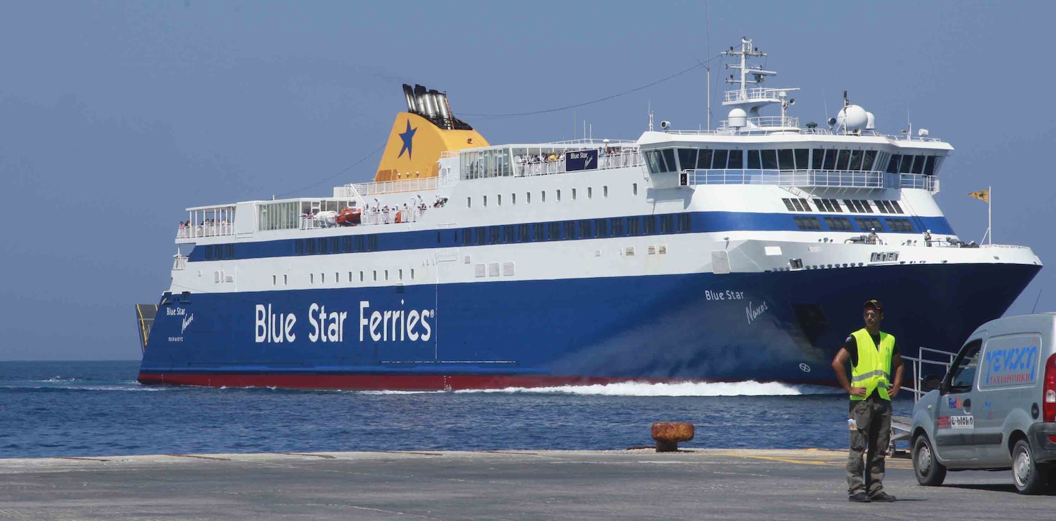 Γυναίκα από την Κάλυμνο γέννησε μέσα στο Blue Star Chios -Mε τη βοήθεια του καπετάνιου